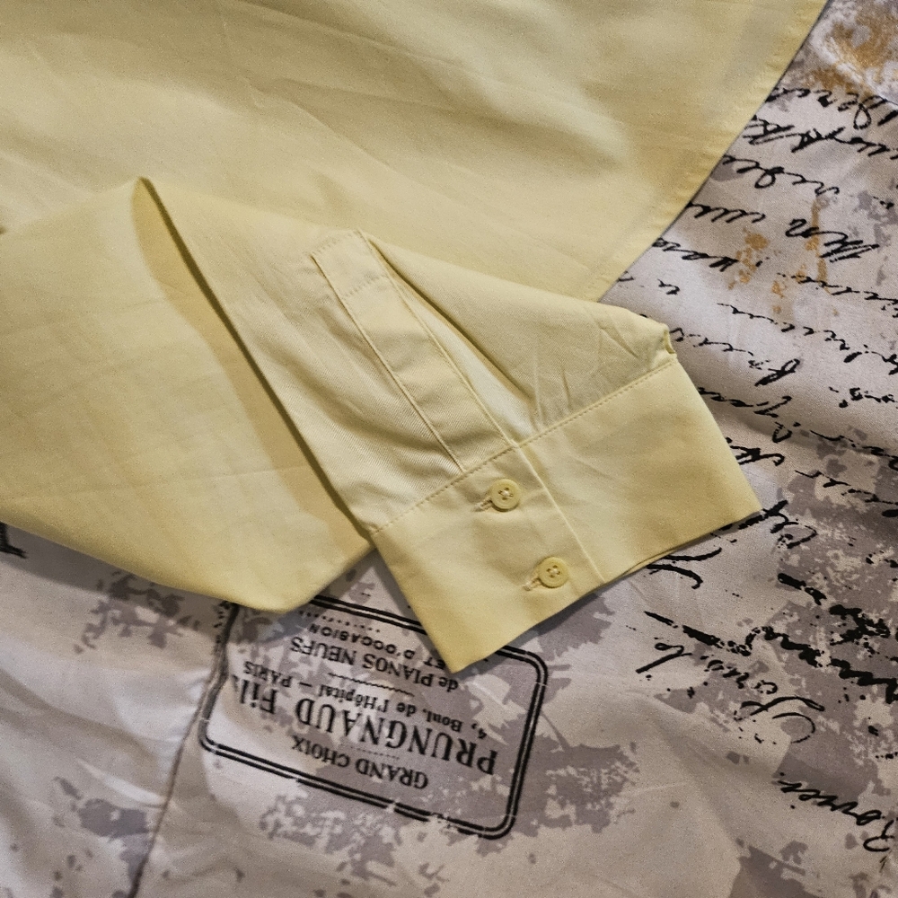 Yellow Button-Up Shirt - Picture 4 of 5